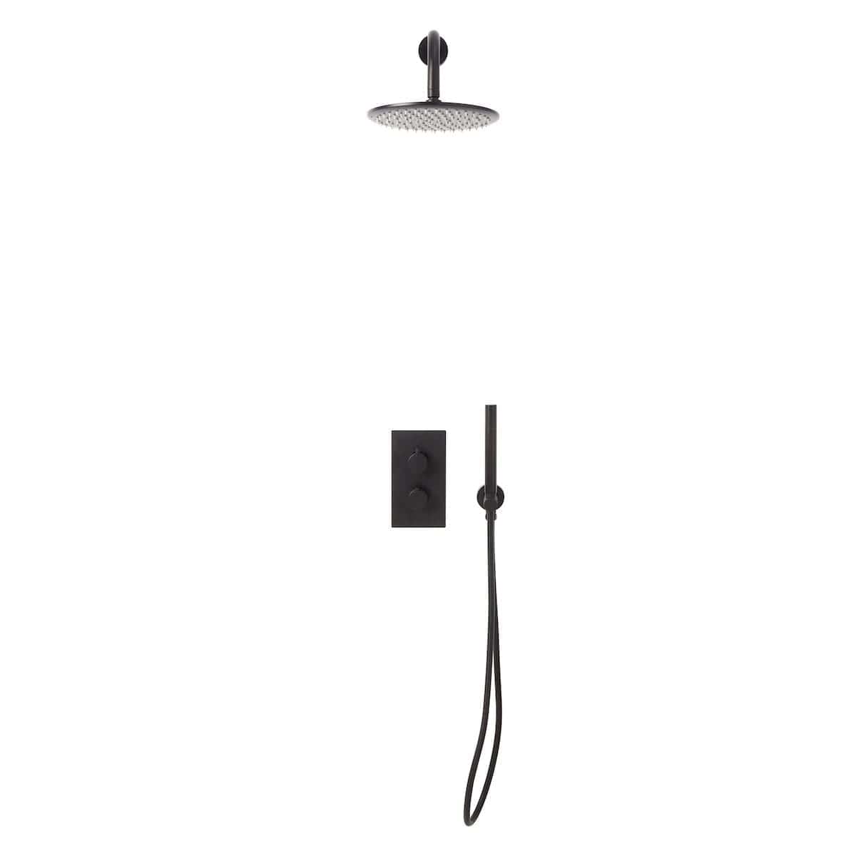 Bubly Core Round Handle With Handset And Bracket