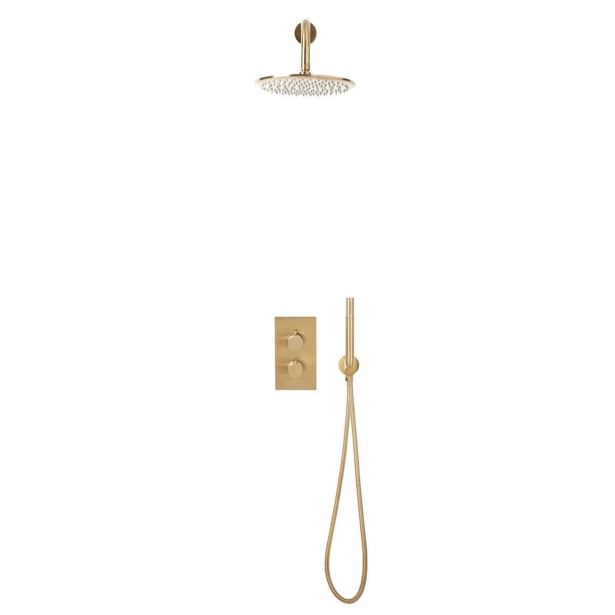 Bubly Core Round Handle With Handset And Bracket