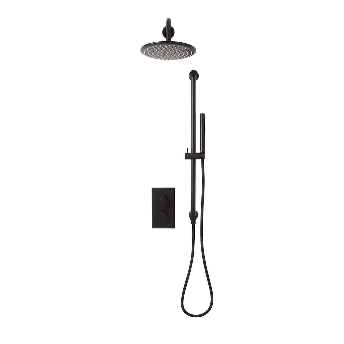 Bubly Core Round Handle With Head And Handset Riser Kit