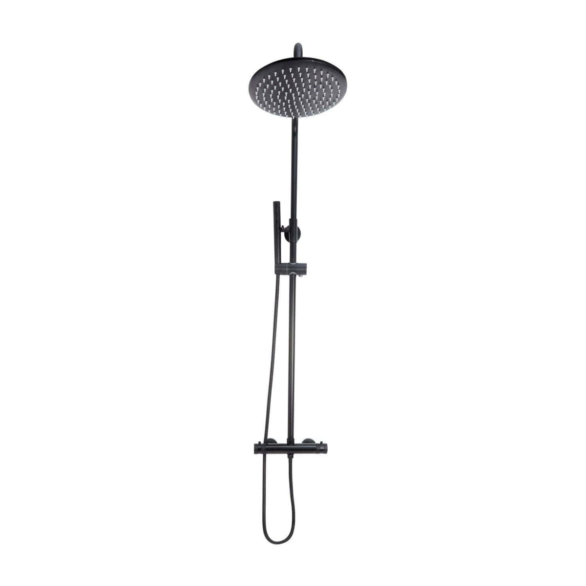 Bubly Core Round Rigid Riser Shower Kit
