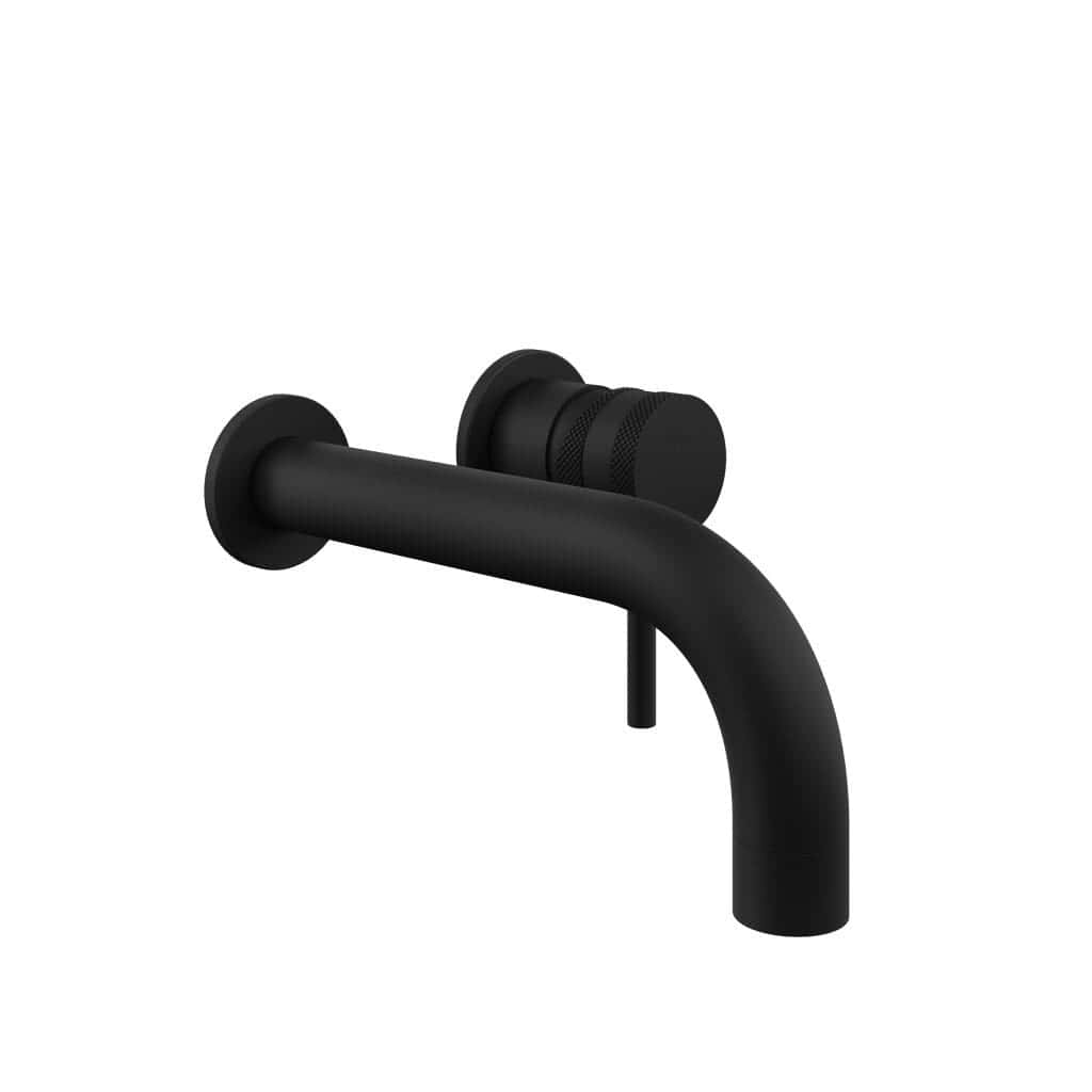 Black bathroom tap, modern black basin mixer tap for luxurious Bubly Bathrooms, sleek matte black finish for contemporary bathroom design, durable and stylish fixture, perfect for modern bathroom renovations.