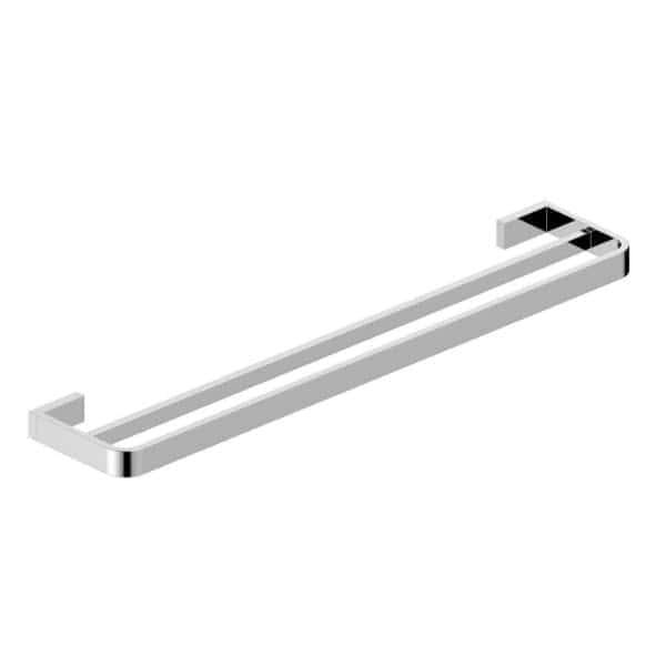 Elegant chrome towel rail for modern bathrooms with sleek design and durable finish, ideal for warmth and towel drying. Perfect addition to Bubly Bathrooms' contemporary bathroom accessories collection.
