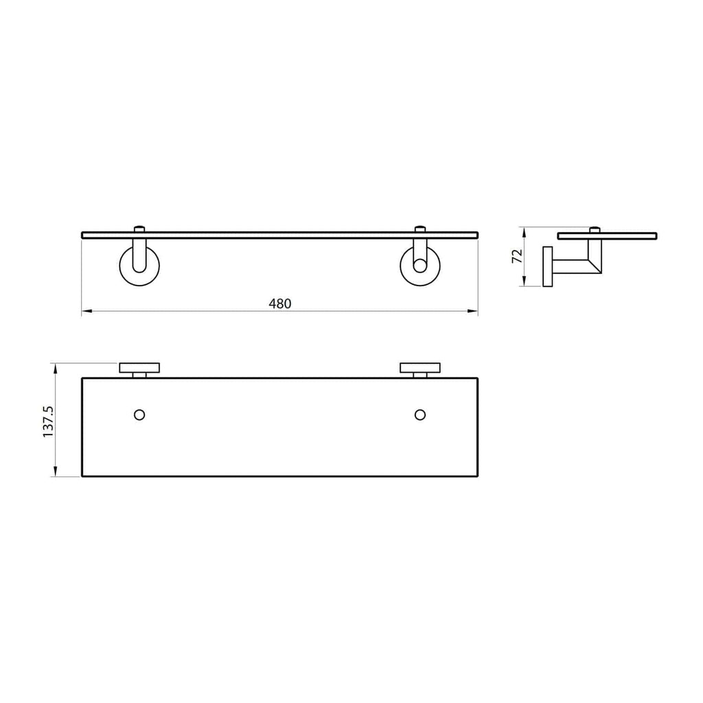 Plumbing hardware technical drawing showing dimensions and side view of a bathroom fixture, ideal for bathroom remodels and installations.