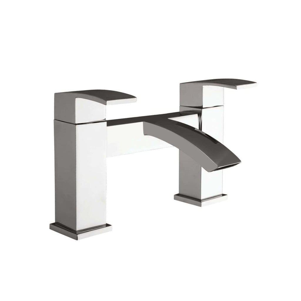 Modern chrome bathroom tap with sleek, contemporary design perfect for modern bathrooms. Durable, easy to install, and adds a stylish touch to your bathroom sink or basin.