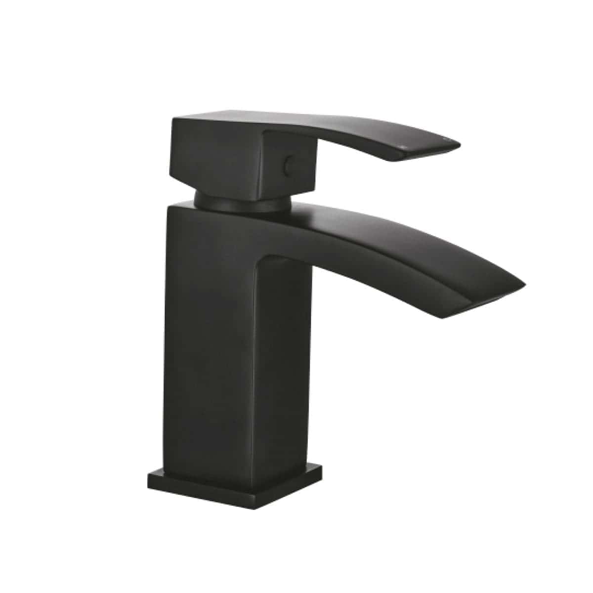 Sleek black bathroom mixer tap, modern design, perfect for contemporary bathrooms, durable finish, easy to operate, stylish and functional fixture.