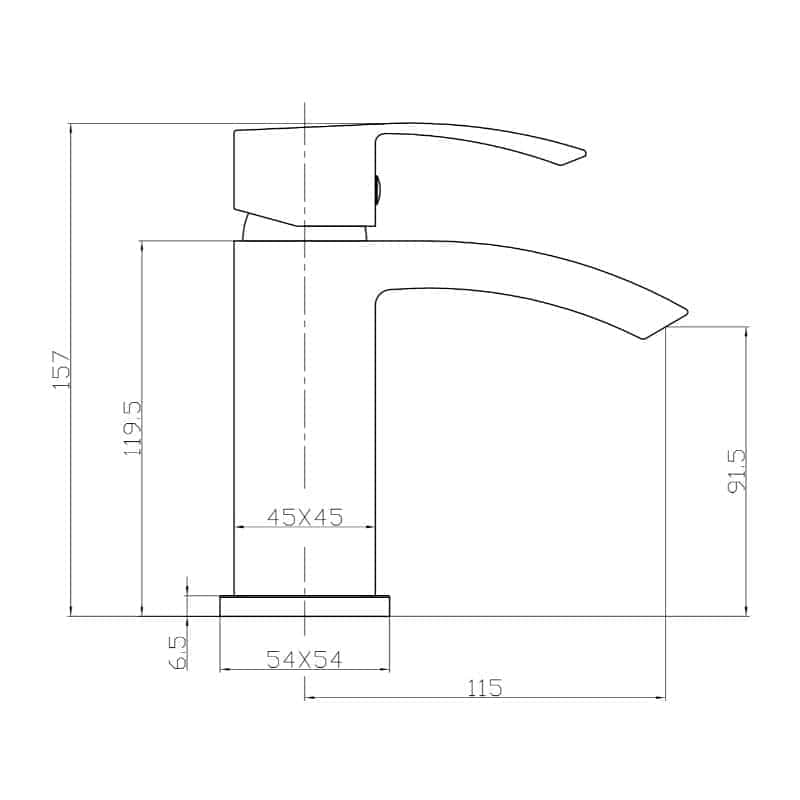 Elegant bathroom mixer tap with sleek design, ideal for modern bathrooms. Crafted for durability and easy installation, enhancing your bathroom's aesthetic. Perfect for everyday use.
