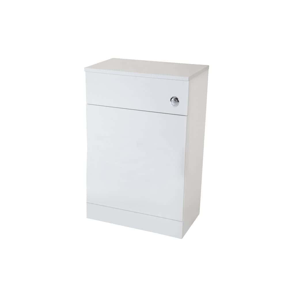 White bathroom storage cabinet with lock for secure bathroom organisation, ideal for bathroom essentials, modern design, high-quality material.