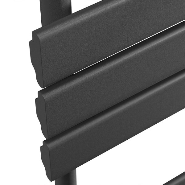 High-quality black bathroom radiator panels for modern heating solutions at Bubly Bathrooms.