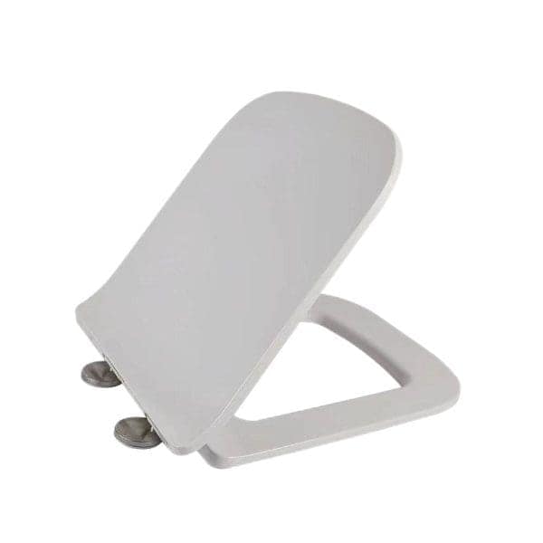 Toilet seat with soft-close hinges for modern bathroom comfort and hygiene. Suitable for various toilet models, easy to install, and durable for long-term use. Perfect for upgrading your Bubly bathroom.