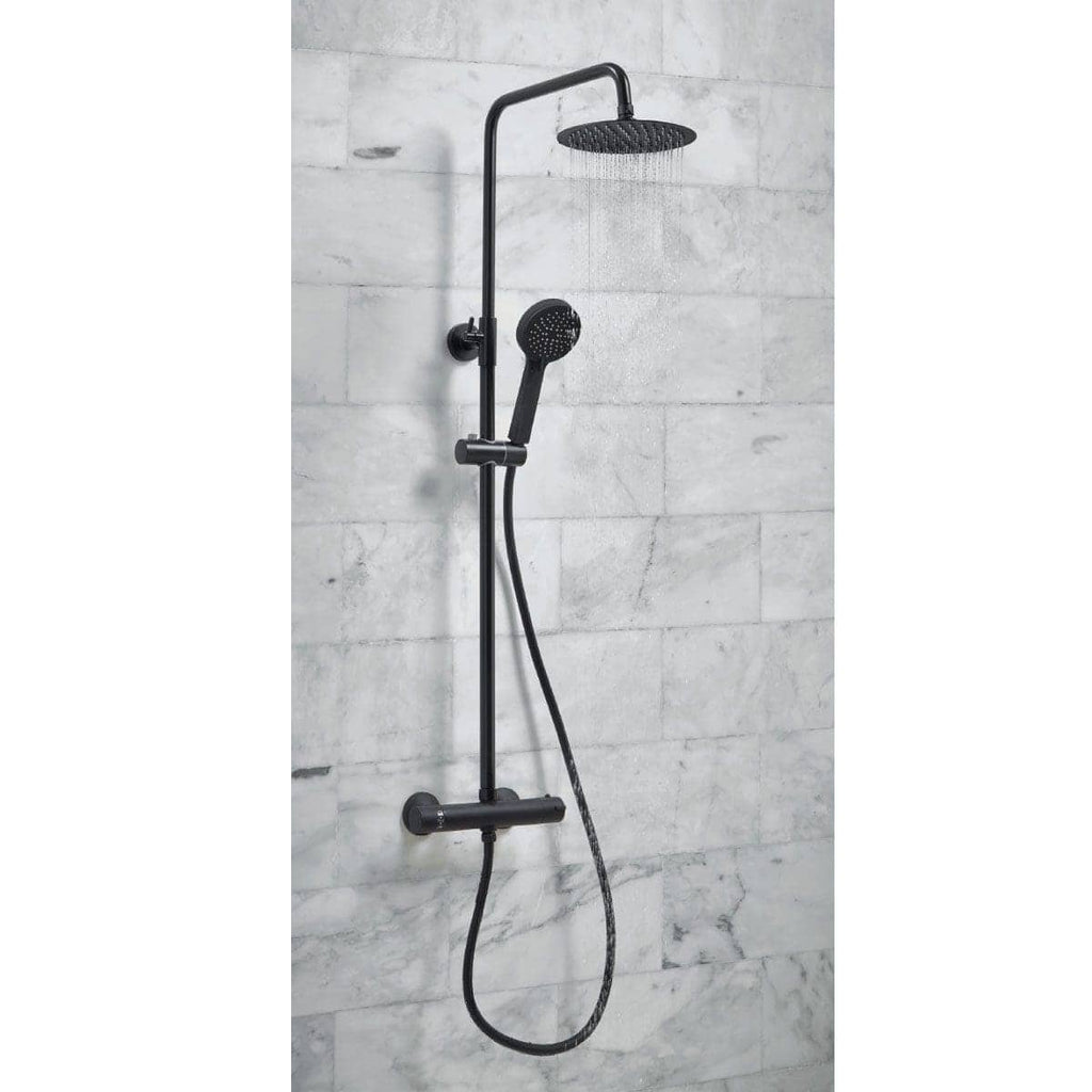 Bubly Middleton Round Rigid Riser Shower Kit