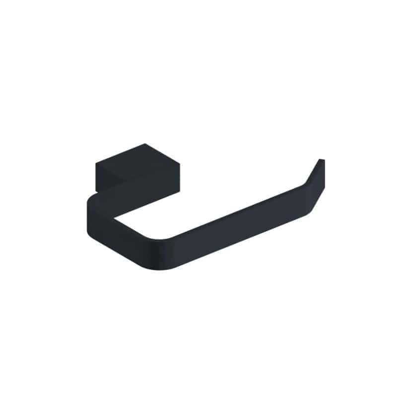 Black bathroom towel hook, modern brassware accessory for stylish and functional bathroom design. Ideal for hanging towels or robes in contemporary bathrooms. Crafted for durability and sleek aesthetic appeal.