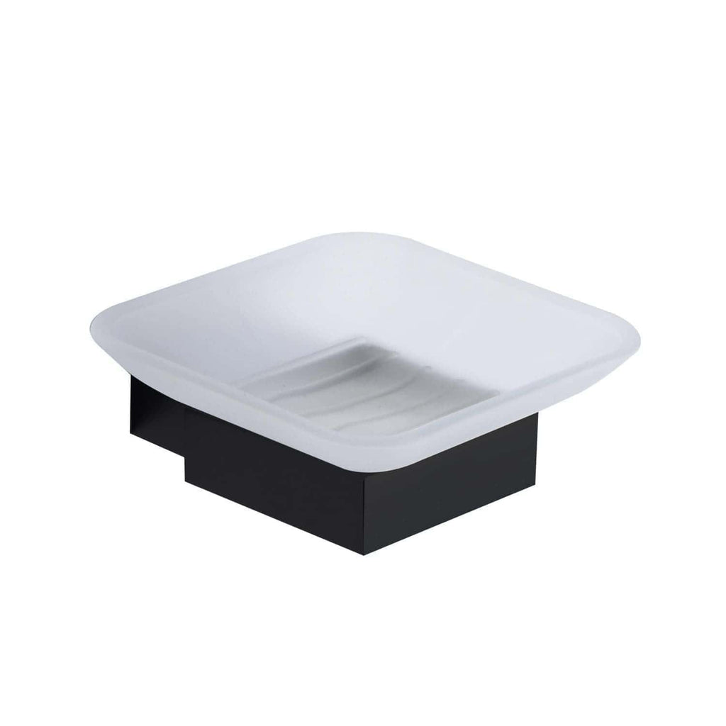 Sushi sushi tray with a white ceramic plate and black base, ideal for presenting sashimi, sushi, or small appetizers in bathrooms or kitchens. Designed for elegance and functionality.