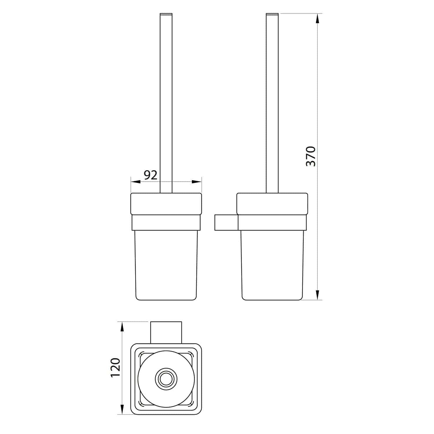 Compact bathroom waste pipe diagram with dimensions for optimal plumbing installation.