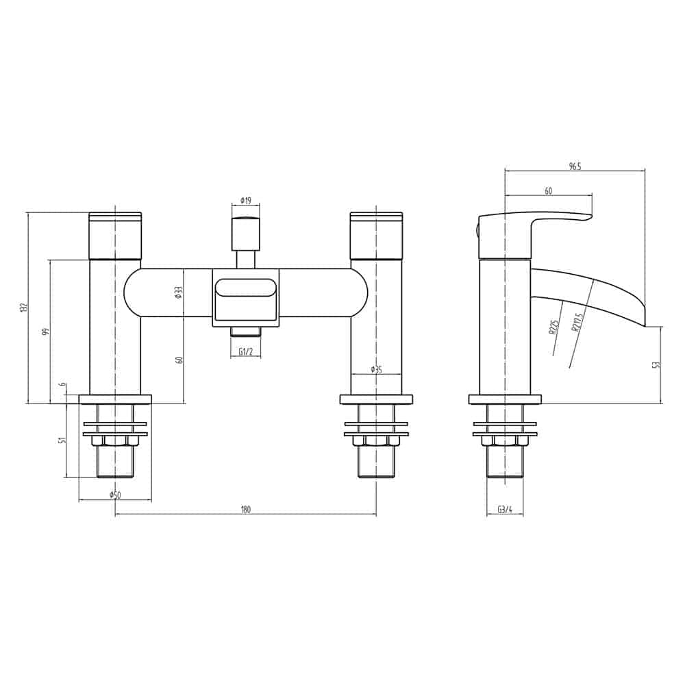 Polished bathroom faucet with modern chrome finish, reliable water flow control, and durable design from Bubly Bathrooms. Perfect for contemporary bathroom renovations and fixtures.
