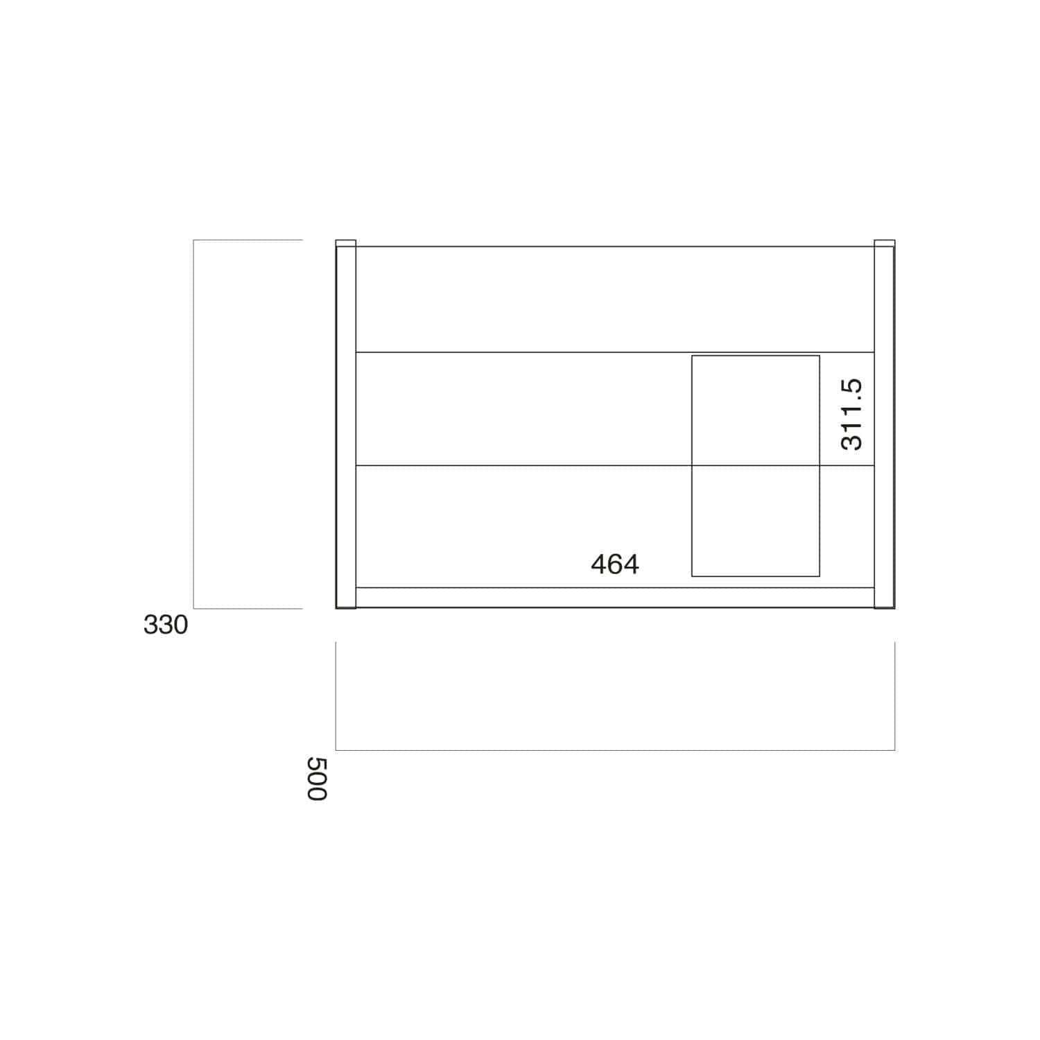 Elegant modern bathroom vanity design with precise measurements for perfect fit and functionality, ideal for contemporary bathroom renovations and decor.