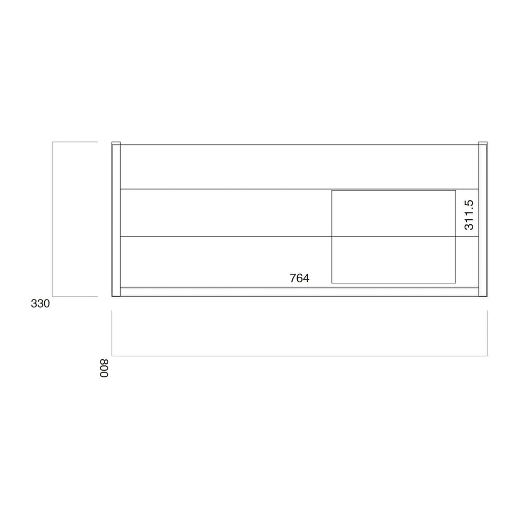 High-quality bathroom vanity unit design with detailed measurements, ideal for modern bathroom renovations and fitting. Perfect for home improvement projects and custom bathroom solutions.