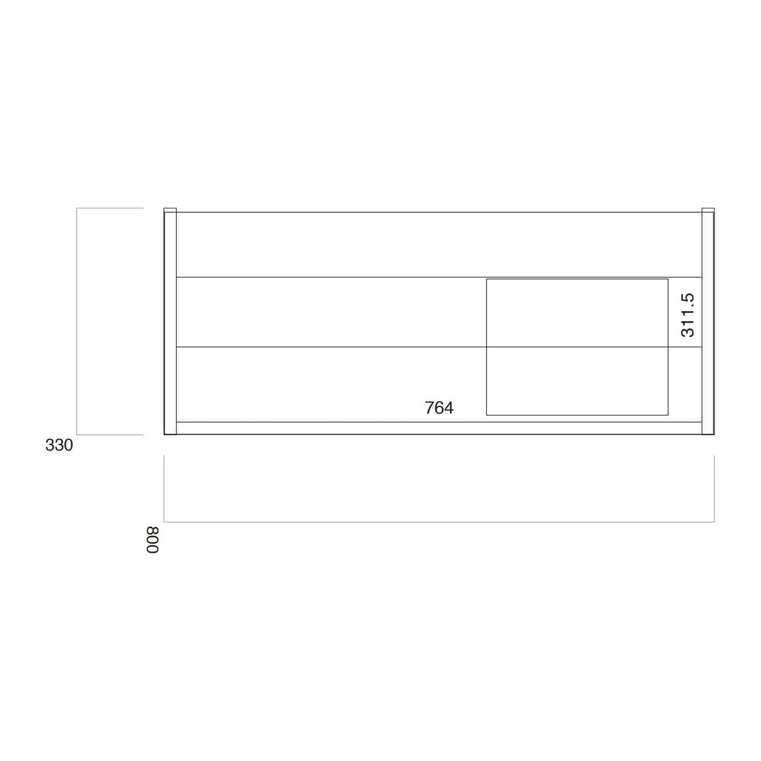 High-quality bathroom vanity unit design with detailed measurements, ideal for modern bathroom renovations and fitting. Perfect for home improvement projects and custom bathroom solutions.
