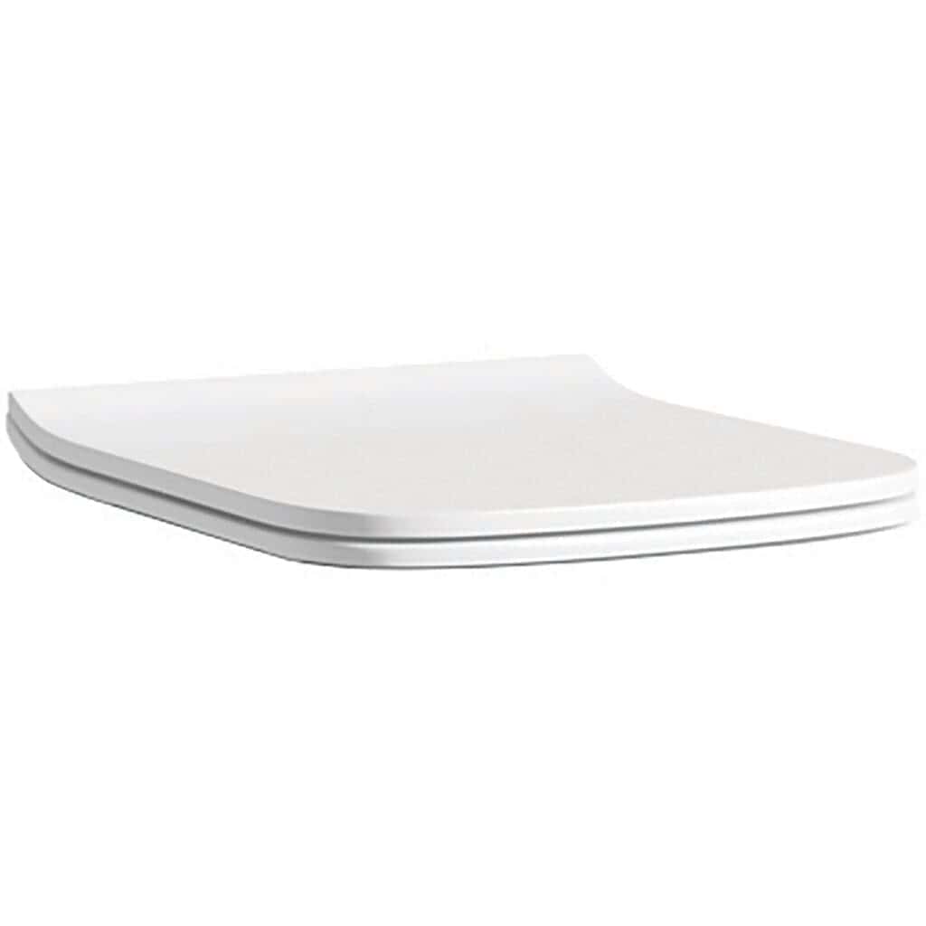 White bathroom shelf with rounded edges and minimalist design, ideal for bathroom organisation, from Bubly Bathrooms.