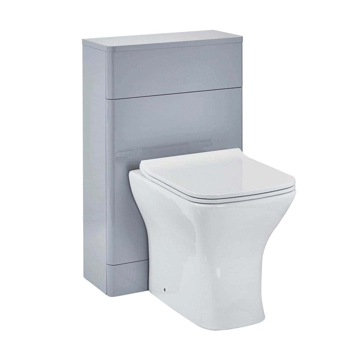 Elegant modern toilet with sleek design and integrated cistern, perfect for contemporary bathrooms, offering efficient space-saving solutions and easy maintenance.