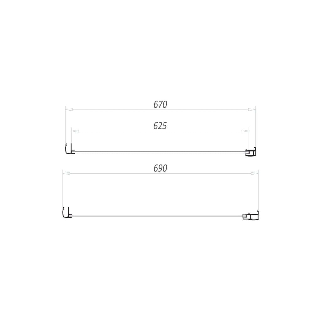 '- Detailed technical drawing of a bathroom sink with measurements for installation and design accuracy.