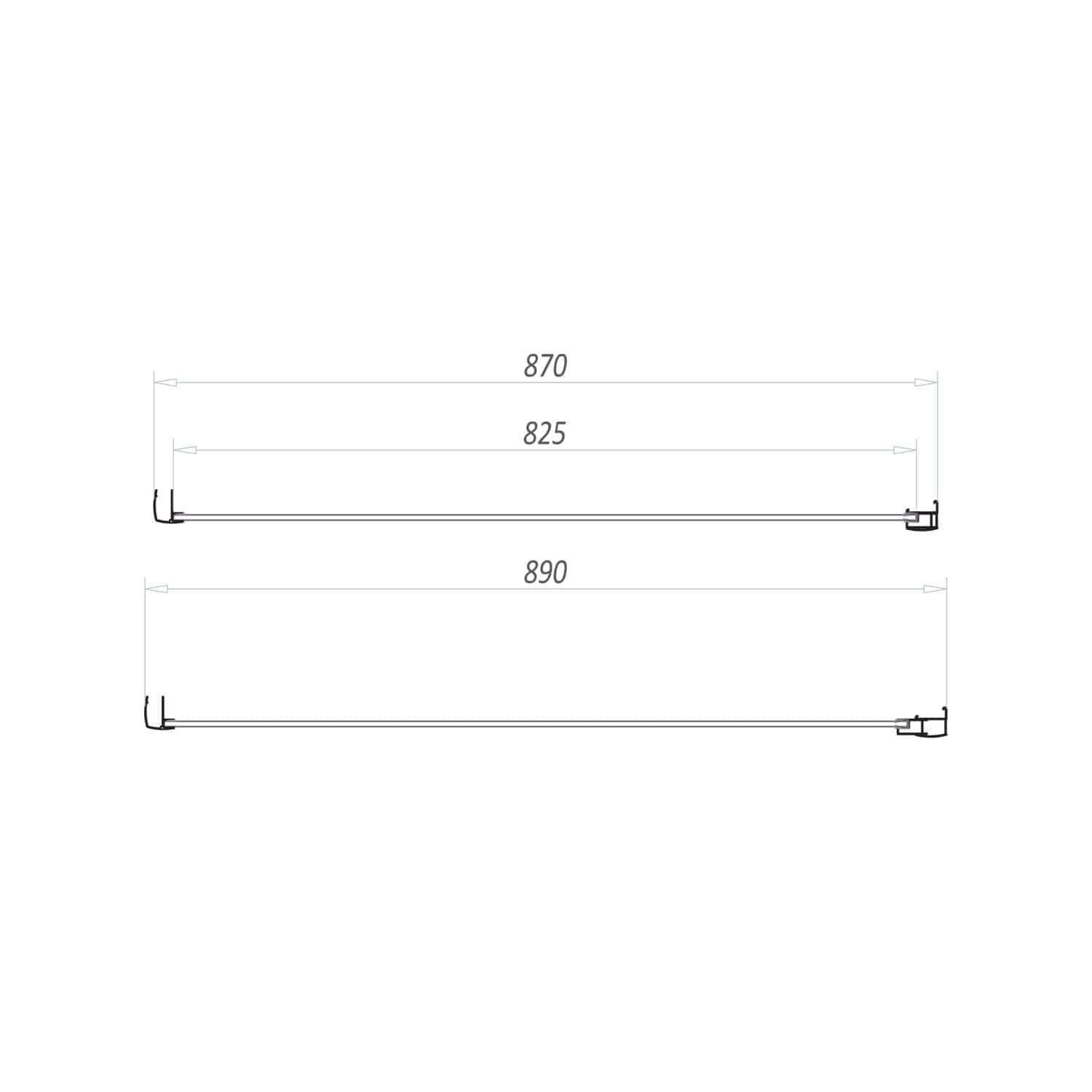 High-quality bathroom shelf with precise dimensions, ideal for modern bathroom storage, featuring easy installation and durable materials for everyday use.