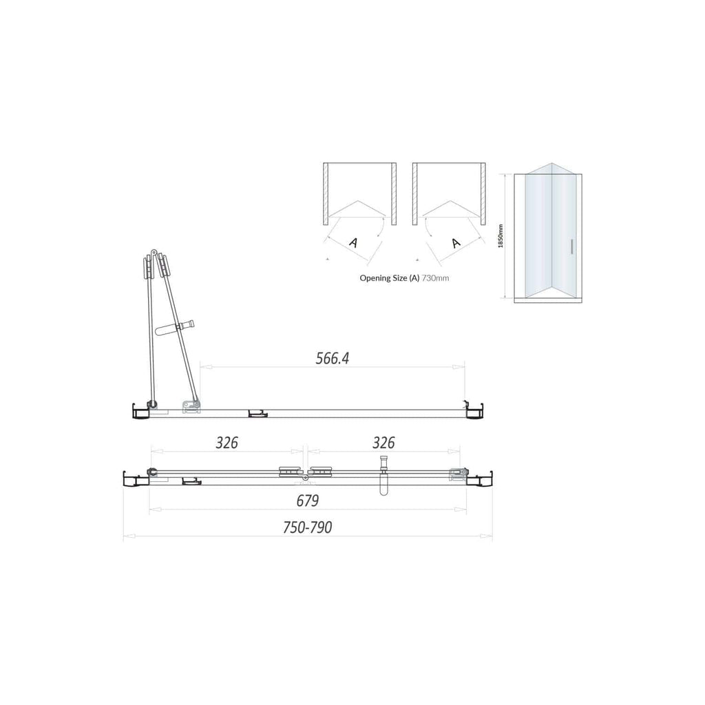 Foldable shower seat with adjustable dimensions, modern design, and easy-to-install features for bathroom safety and comfort. Suitable for accessible bathrooms, with detailed technical drawings.