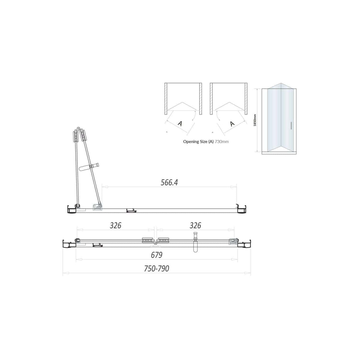 Foldable shower seat with adjustable dimensions, modern design, and easy-to-install features for bathroom safety and comfort. Suitable for accessible bathrooms, with detailed technical drawings.