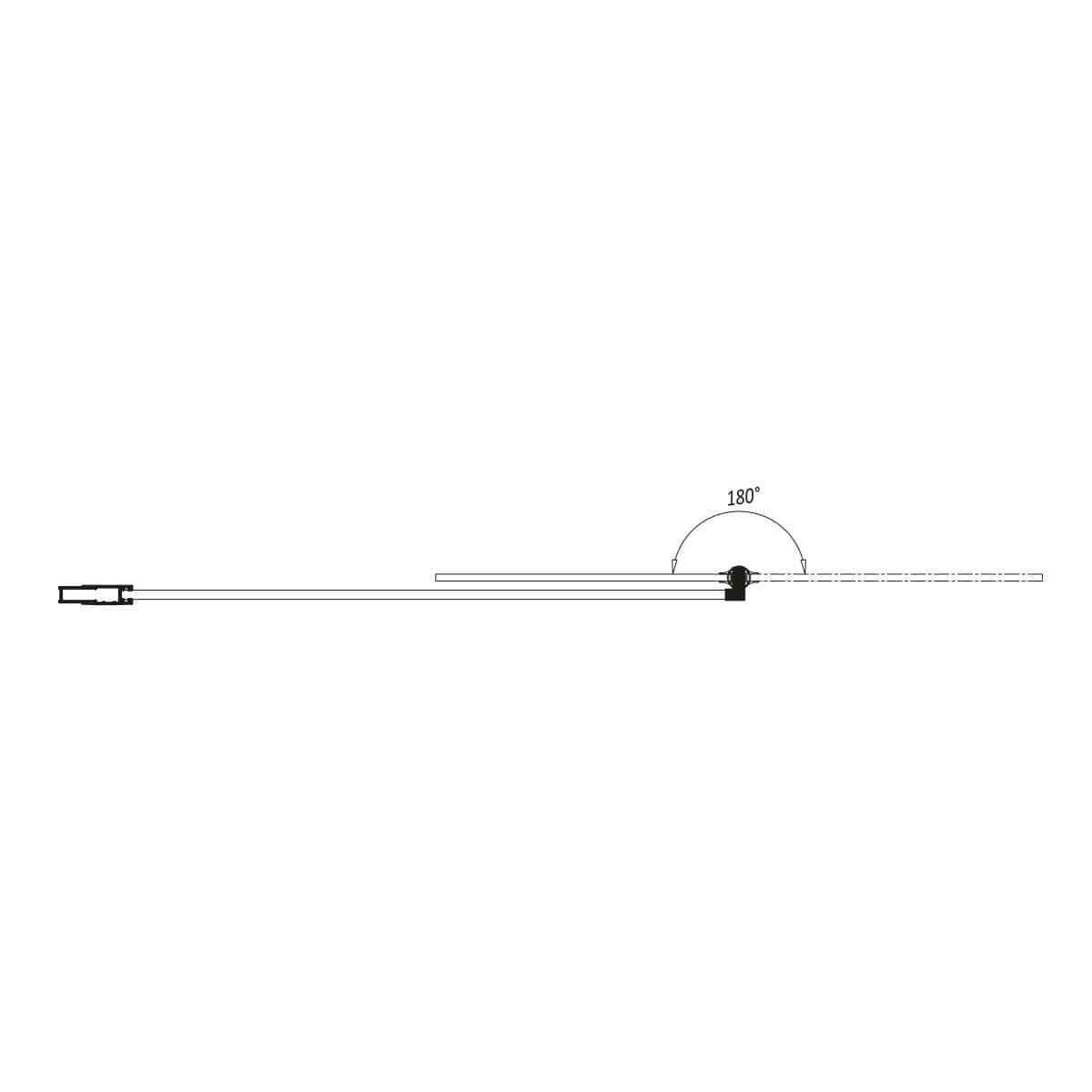 Flexible shower hose with 180-degree swivel fitting for bathroom shower installations, high-quality plumbing part for modern bathrooms.