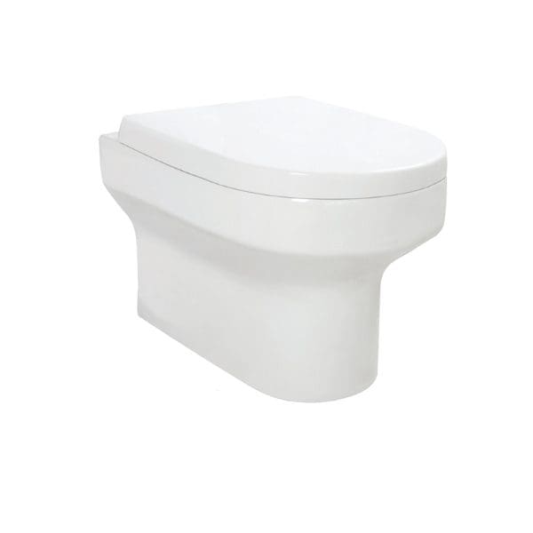Toilet bowl with modern design, ideal for contemporary bathrooms, made from high-quality ceramic for durability and easy maintenance. Perfect for a stylish and functional bathroom setting.