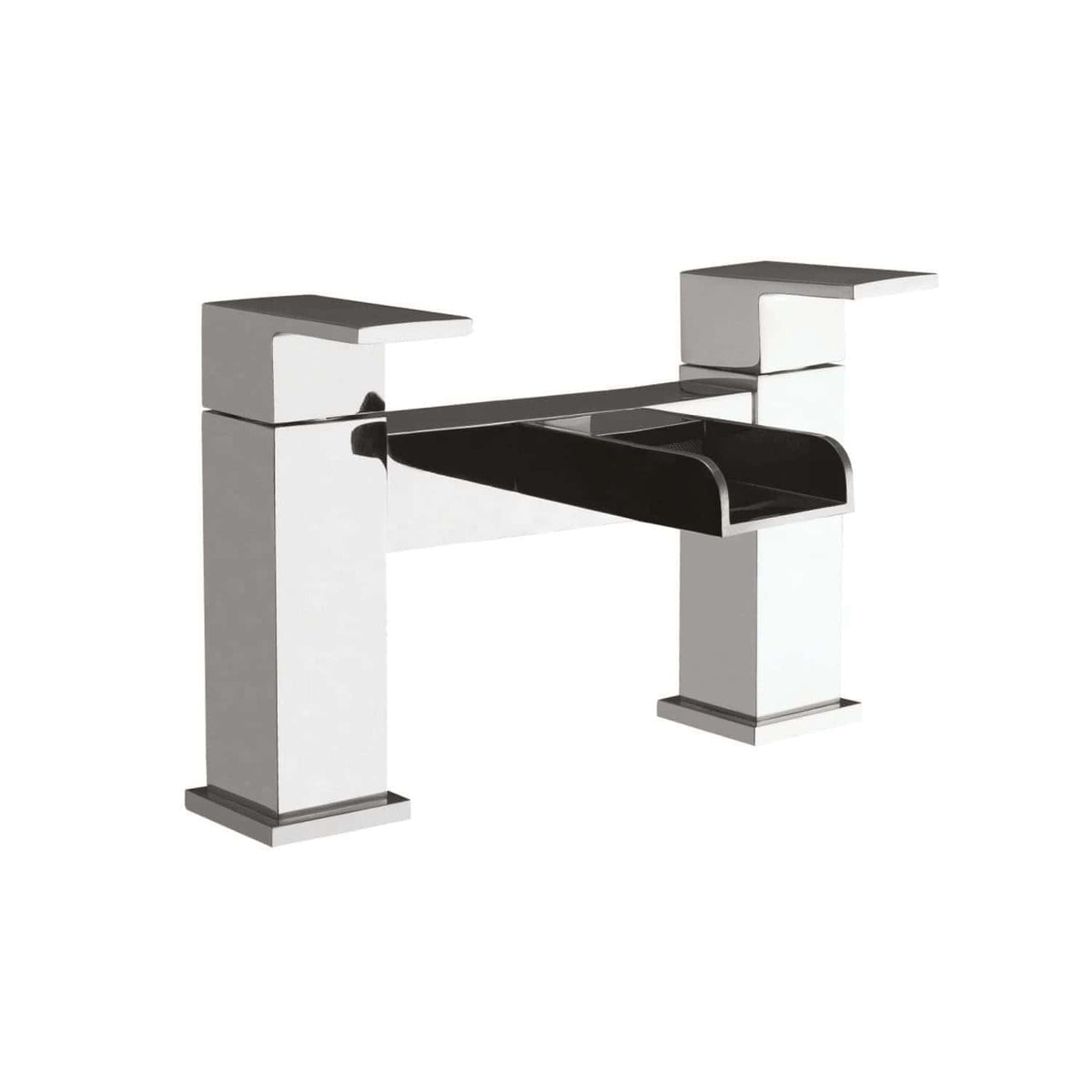 Sleek modern bathroom sink with chrome finish, innovative design, and functional features from Bubly Bathrooms, perfect for contemporary bathroom decor.