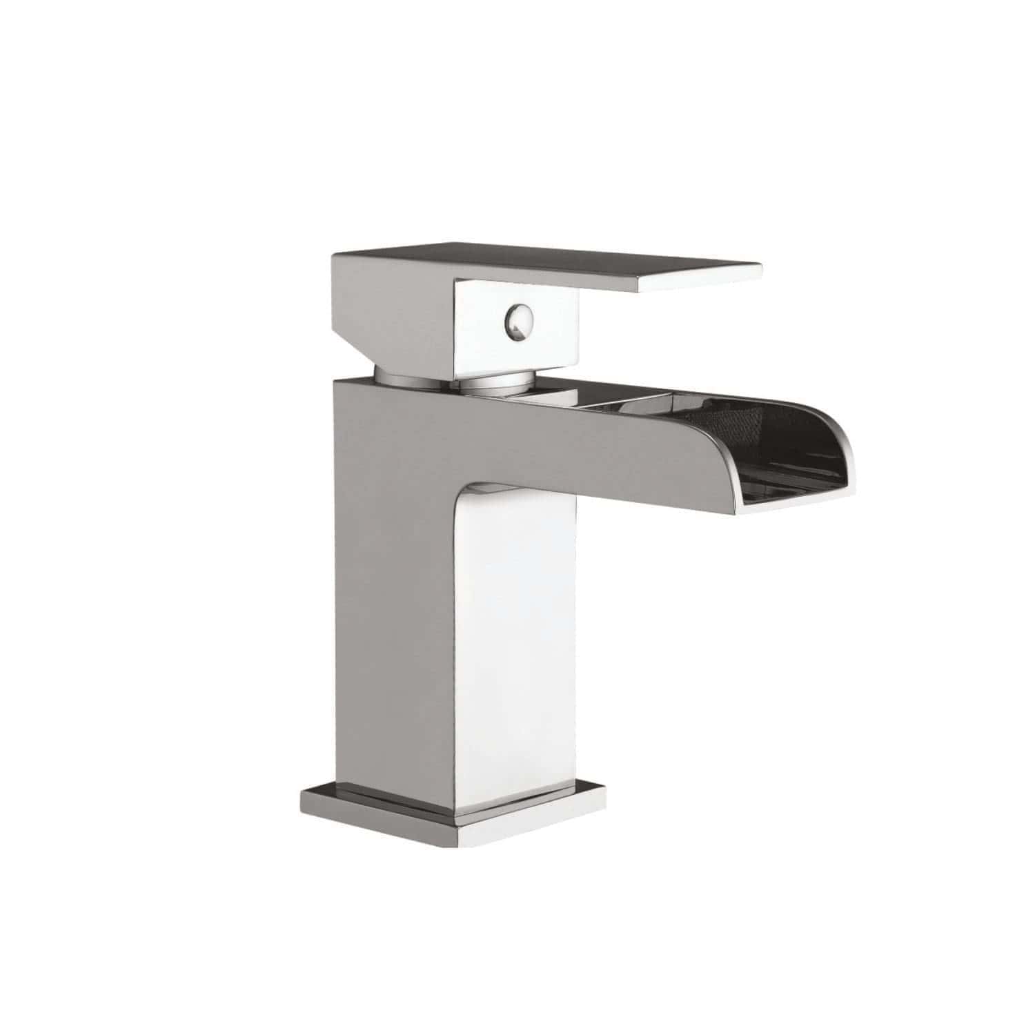 Sleek modern bathroom basin mixer tap in polished chrome finish, designed for contemporary bathroom settings, combining style and functionality for enhanced user experience.