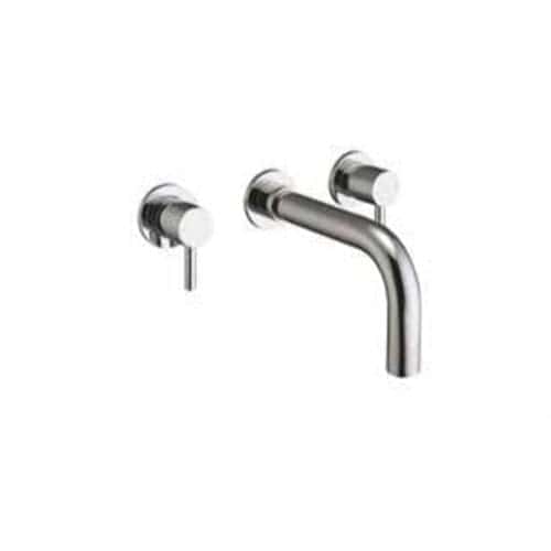 Sleek stainless steel kitchen sink tap with an integrated side control handle for efficient water flow management.