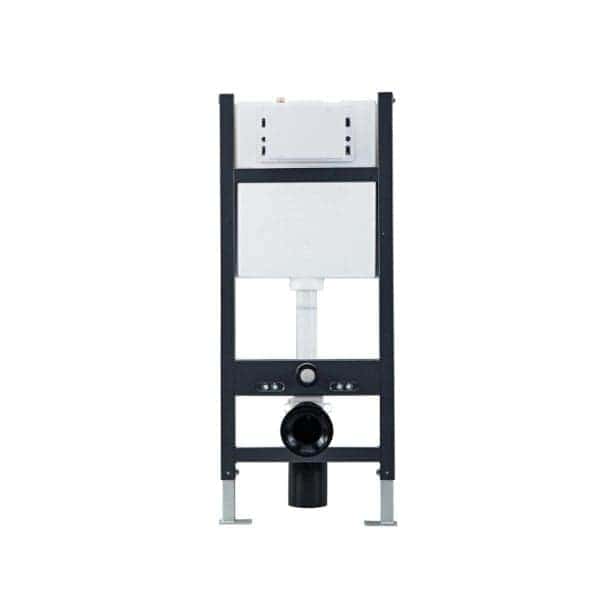 Flush tank and concealed cistern for modern bathroom installations, featuring a sleek design and easy access for maintenance. Ideal for enhancing bathroom aesthetics and functionality.