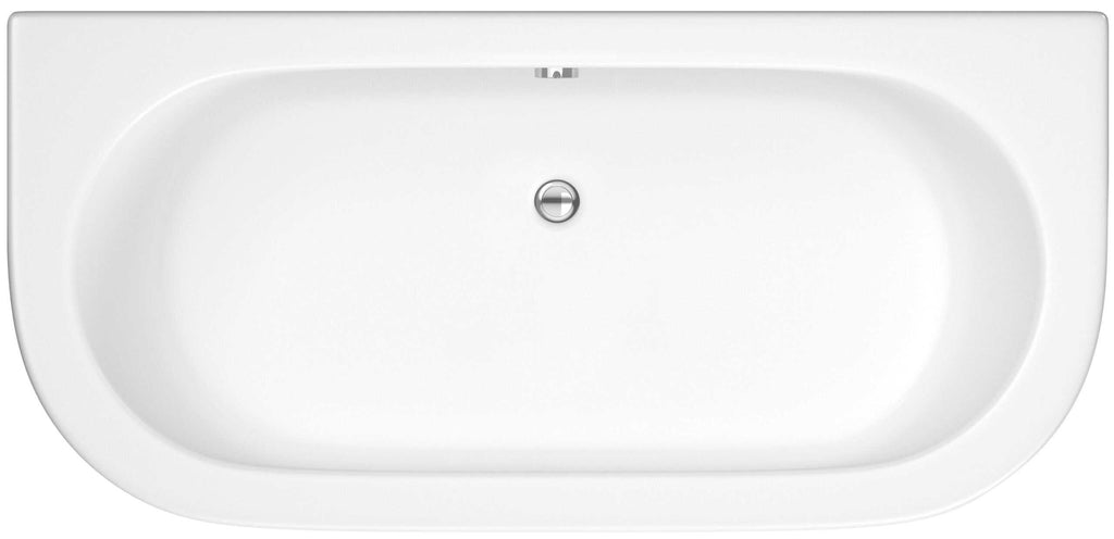Sleek white bathroom sink with modern design, ideal for contemporary bathrooms and washrooms.