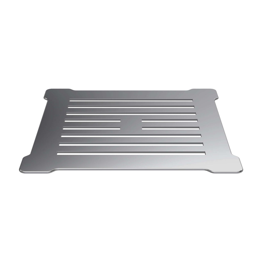 Stainless steel shower grate for bathroom drainage, durable and corrosion-resistant. Ideal for modern bathrooms, providing efficient water flow and easy cleaning. Perfect for shower bases and wet areas.
