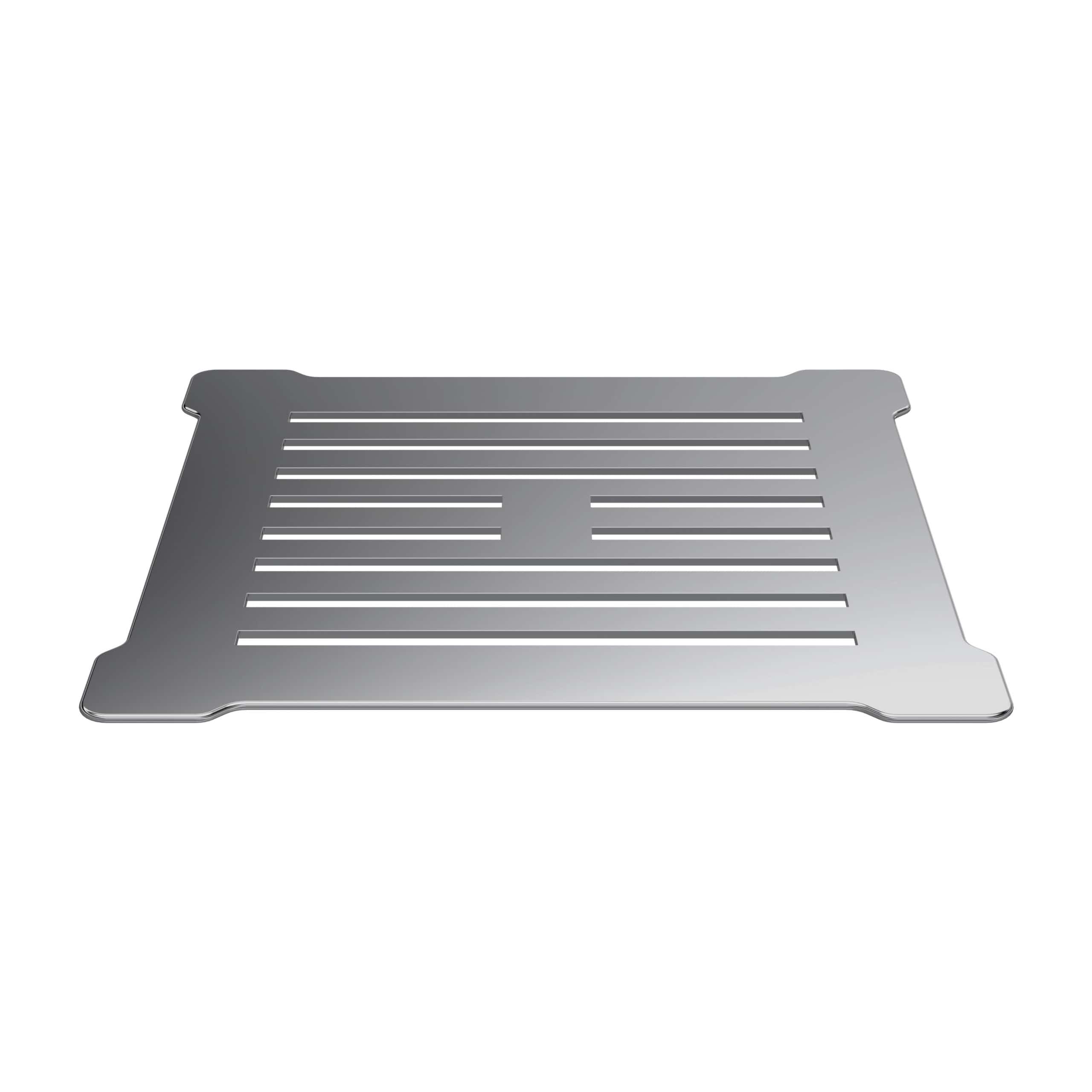 Stainless steel shower grate, modern bathroom drainage cover, durable and rust-resistant shower drain grate, slimline design for bathroom and wet room flooring, easy to install.