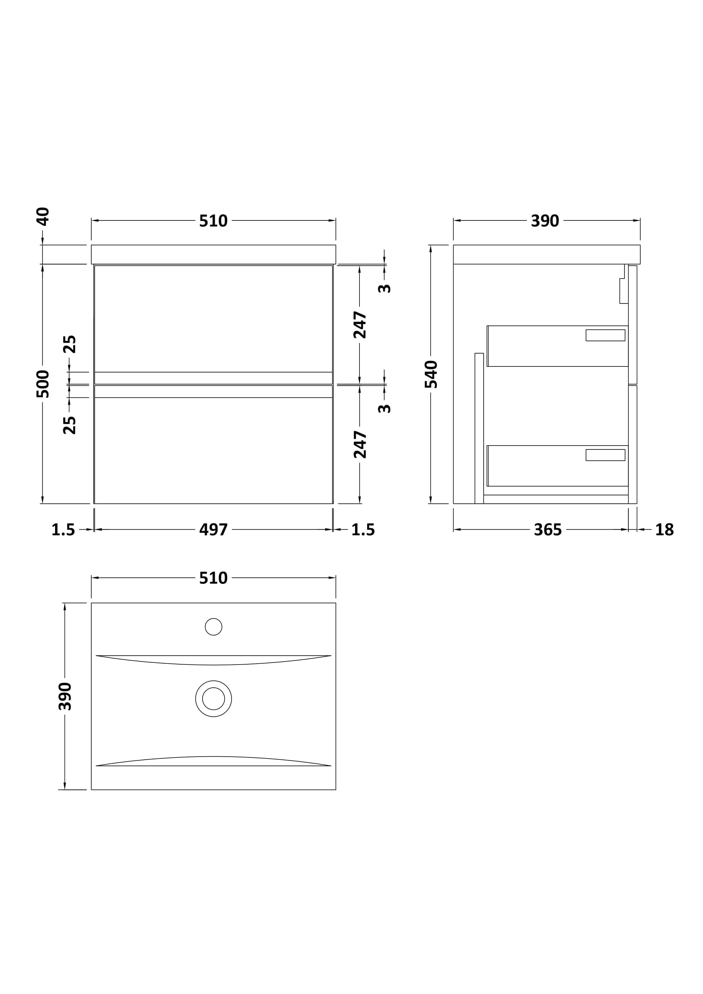 Sleek modern bathroom vanity with detailed dimensions, perfect for bathroom renovation projects, featuring spacious storage drawers and durable materials.
