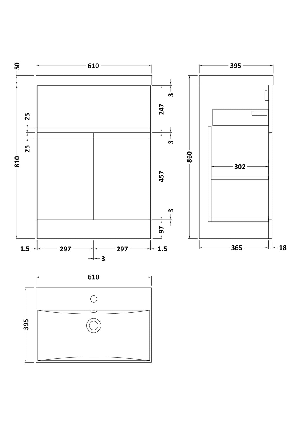 Sleek modern bathroom vanity unit with integrated sink, elegant design, and ample storage space for a stylish and functional bathroom upgrade.