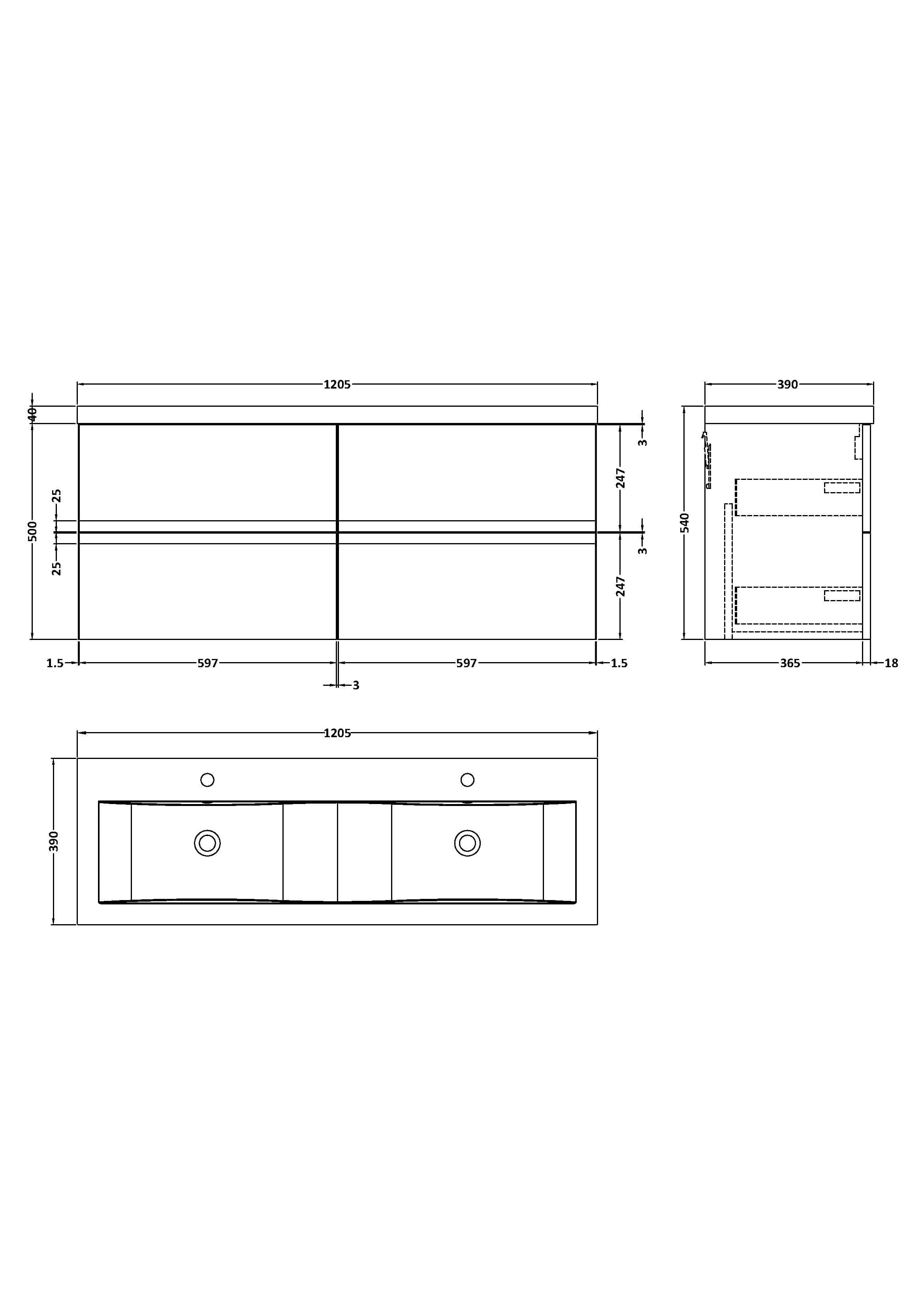 Extensive bathroom vanity unit with double sinks, sleek design, and detailed measurements perfect for modern Bubly Bathrooms installations.