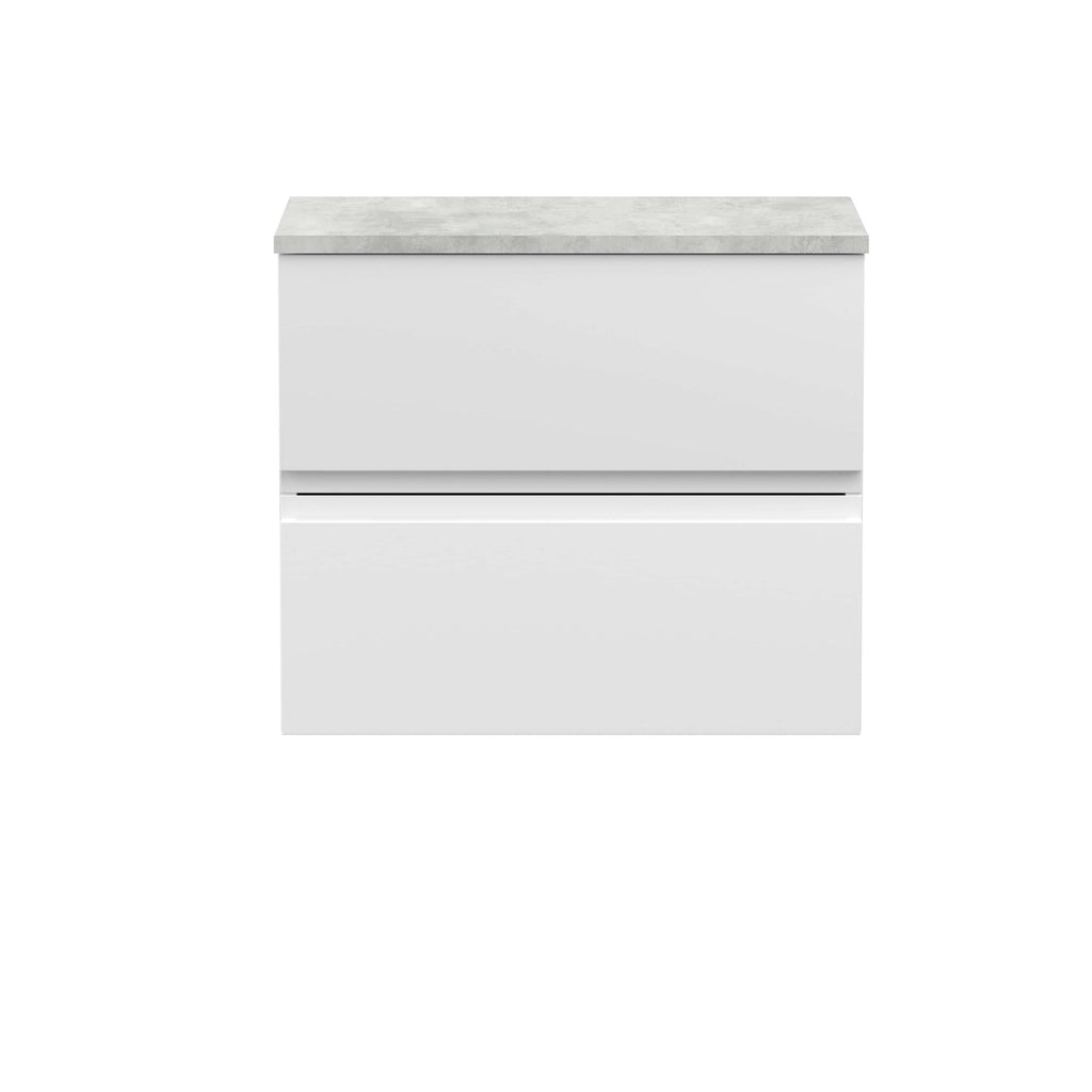 Sleek white bathroom vanity with minimalist design and contemporary storage drawers, perfect for modern bathroom organisation and aesthetic.