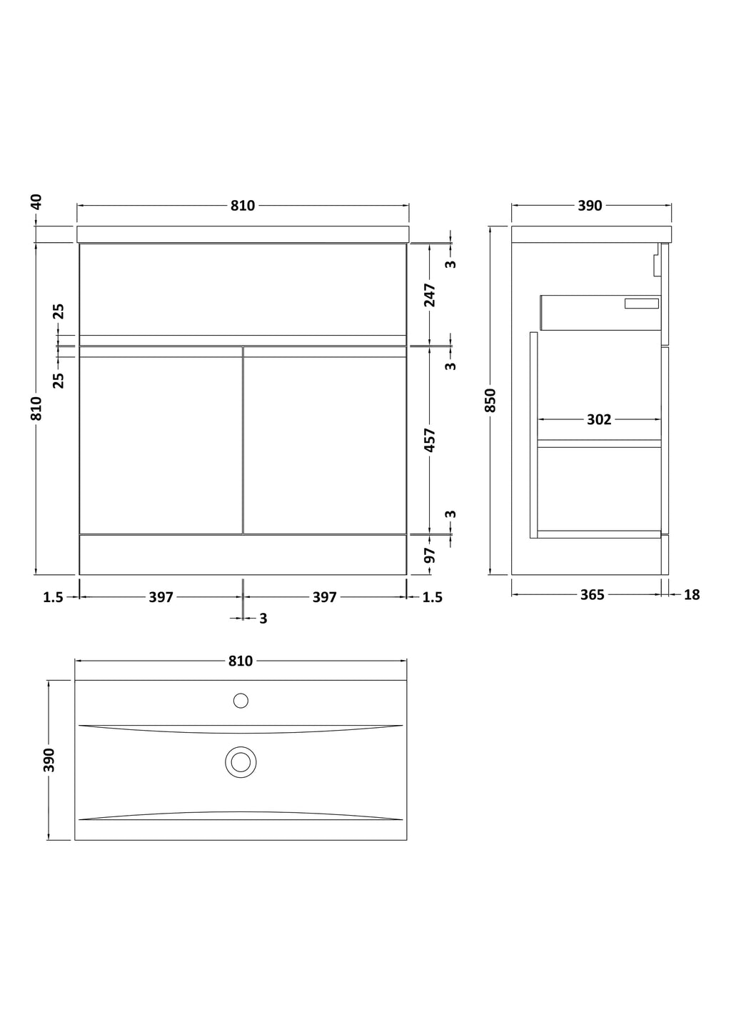 Stylish modern bathroom vanity unit with clean lines and ample storage space, ideal for contemporary bathroom designs. Perfect for functional and aesthetic bathroom upgrades.