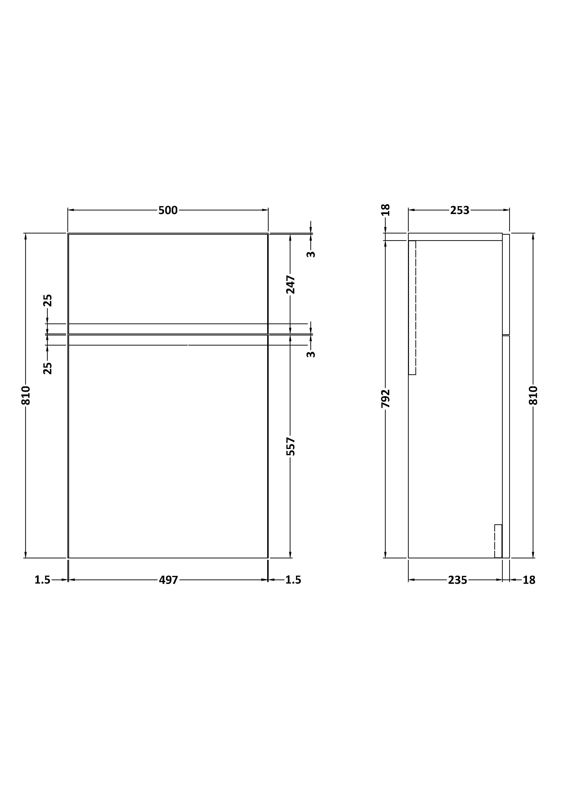 High-quality bathroom cabinetry design with detailed measurements for modern Bubly bathrooms. Ideal for custom bathroom renovation projects with precise planning.