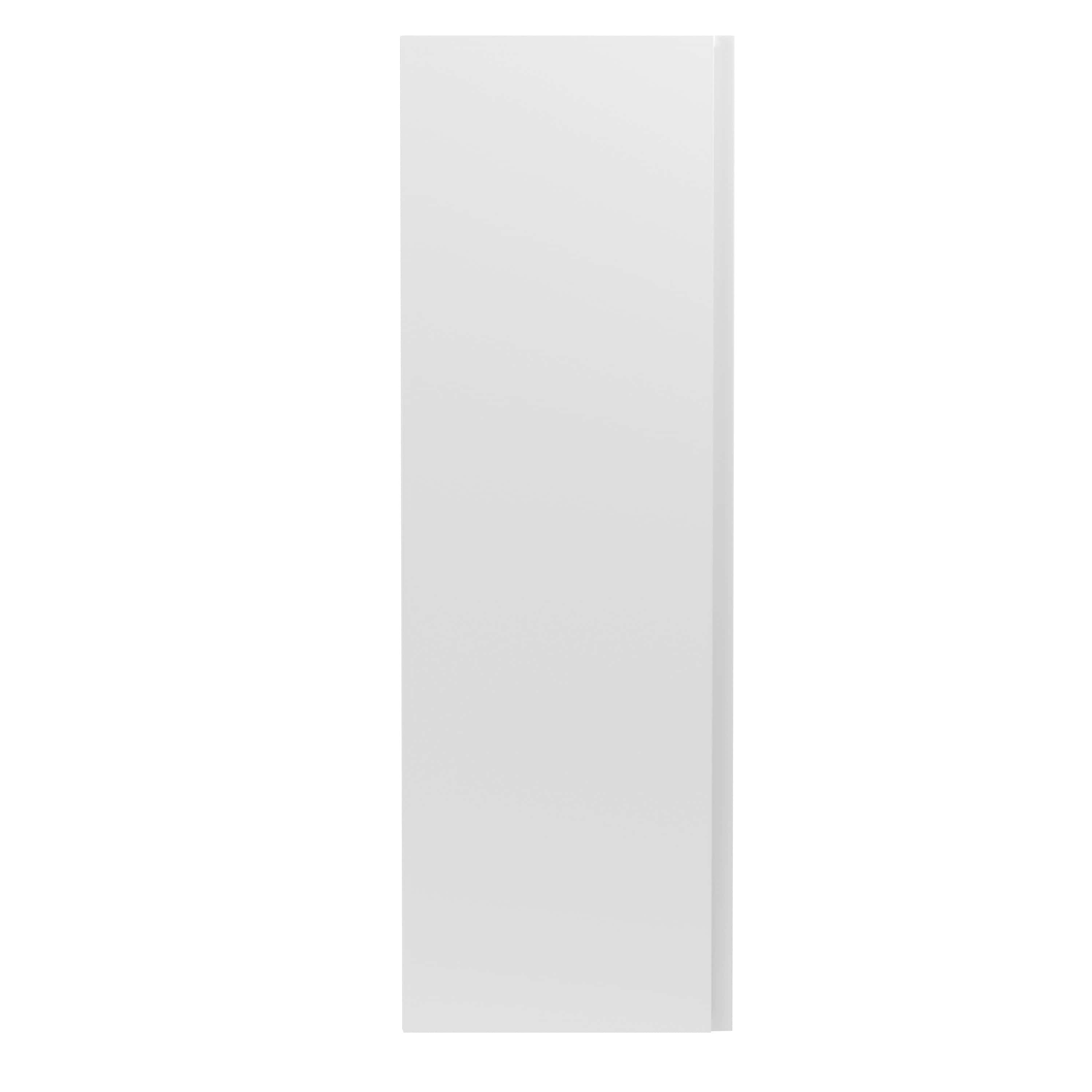 Sleek white bathroom cabinet from Bubly Bathrooms, ideal for modern bathroom storage solutions, combining style and functionality with a clean minimalist design.