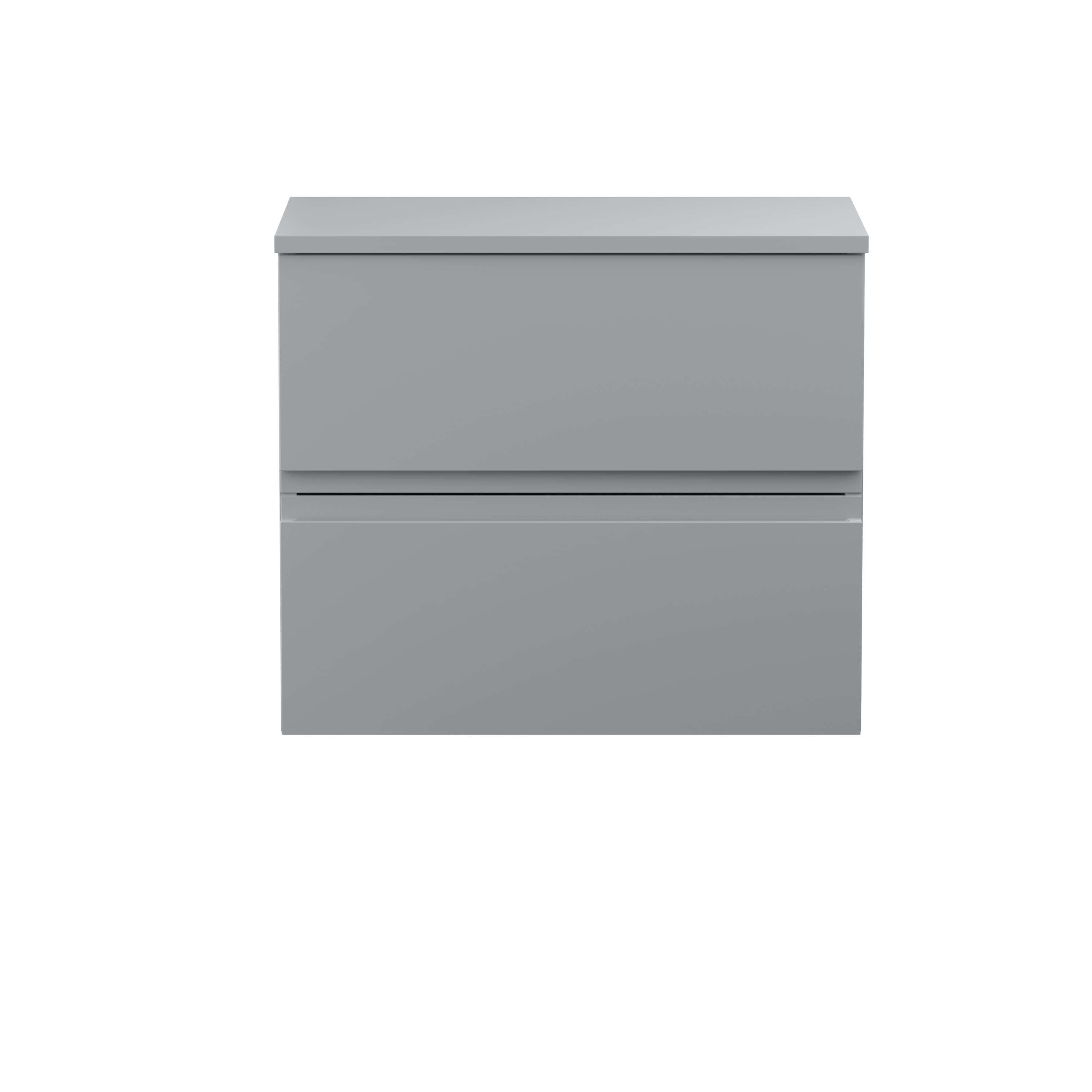 Sleek grey bathroom vanity unit with clean lines and modern design, ideal for contemporary bathrooms and storage solutions. Perfect for minimalist home aesthetics.