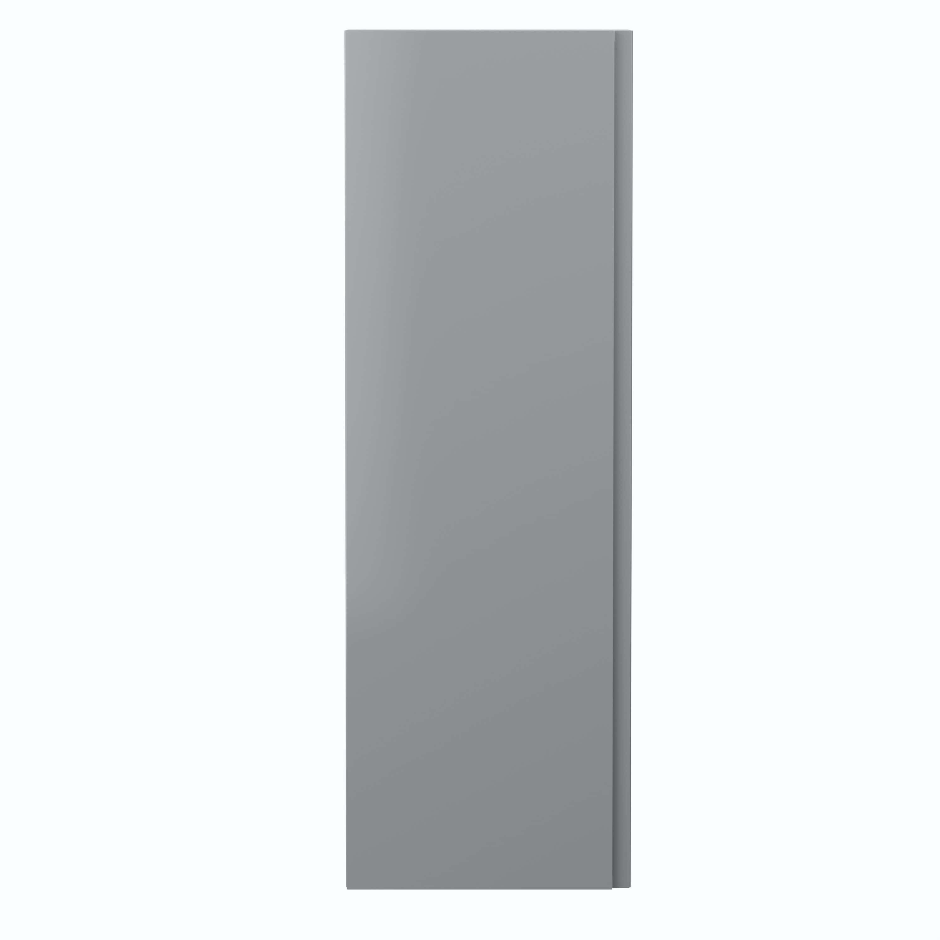 Refined grey bathroom cabinet with sleek modern design, ideal for contemporary bathroom storage solutions. Perfect for organising toiletries and essentials in minimalistic bathrooms.