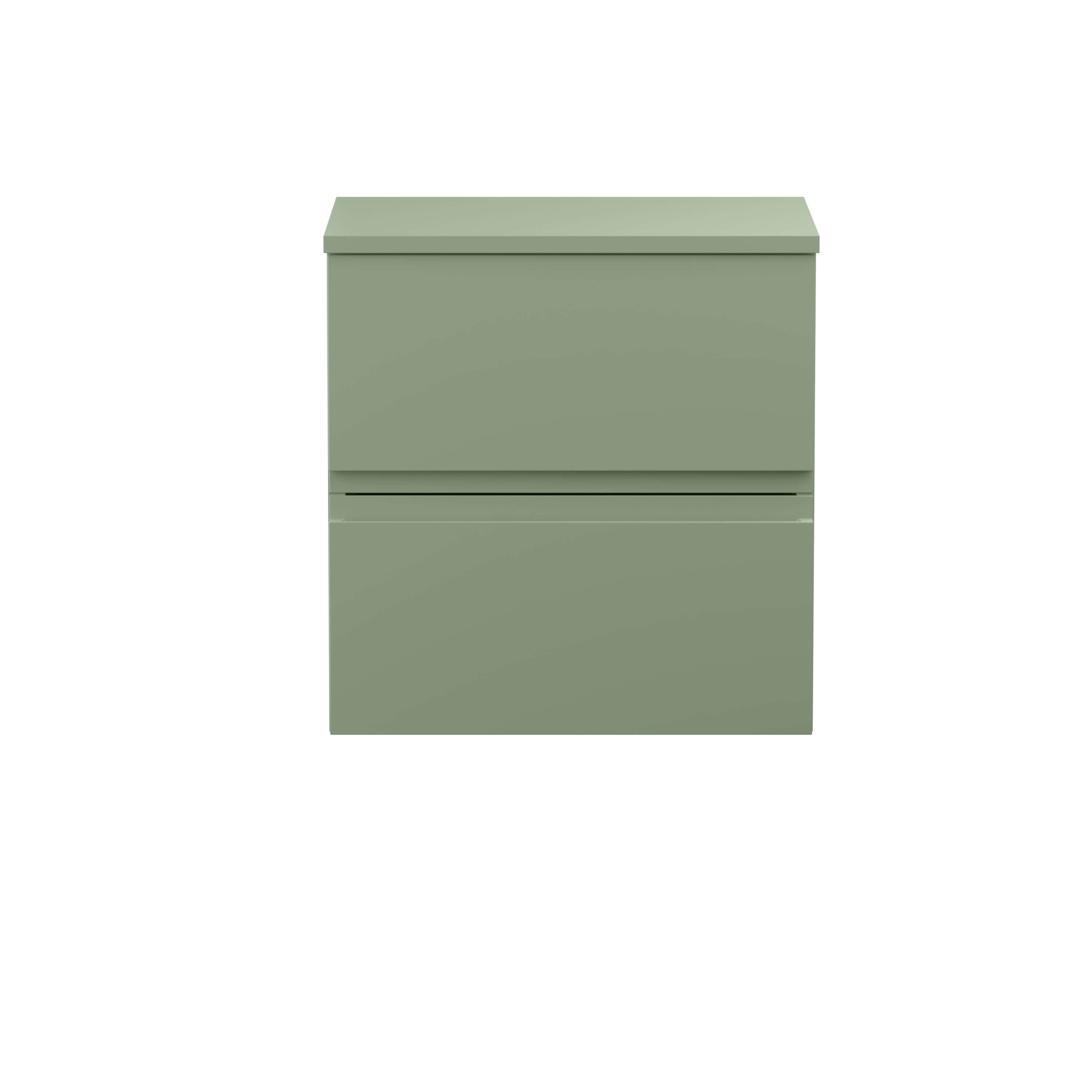 Contemporary sage green bathroom cabinet with sleek minimalist design, ample storage, smooth finish, perfect for modern bathrooms.