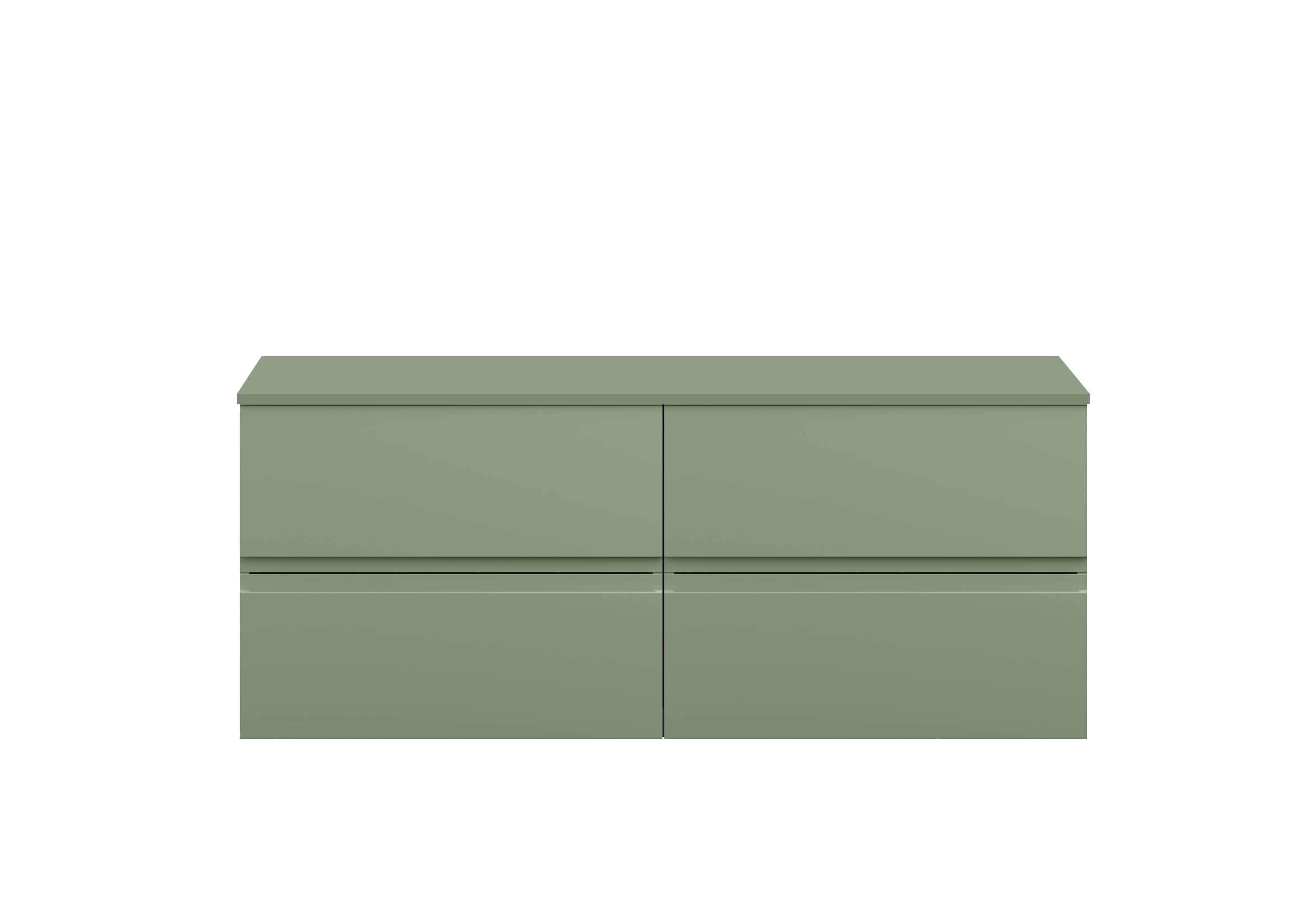 Green bathroom storage unit with sleek modern design, ideal for bathroom organisation and space-saving solutions, featured on Bubly Bathrooms uk.