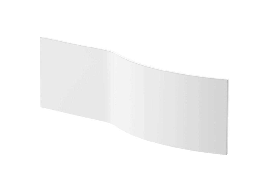 Sleek white bathroom splashback panel designed for modern shower and bath areas, offering stylish protection against water splashes and moisture, perfect for contemporary Bubly bathrooms.
