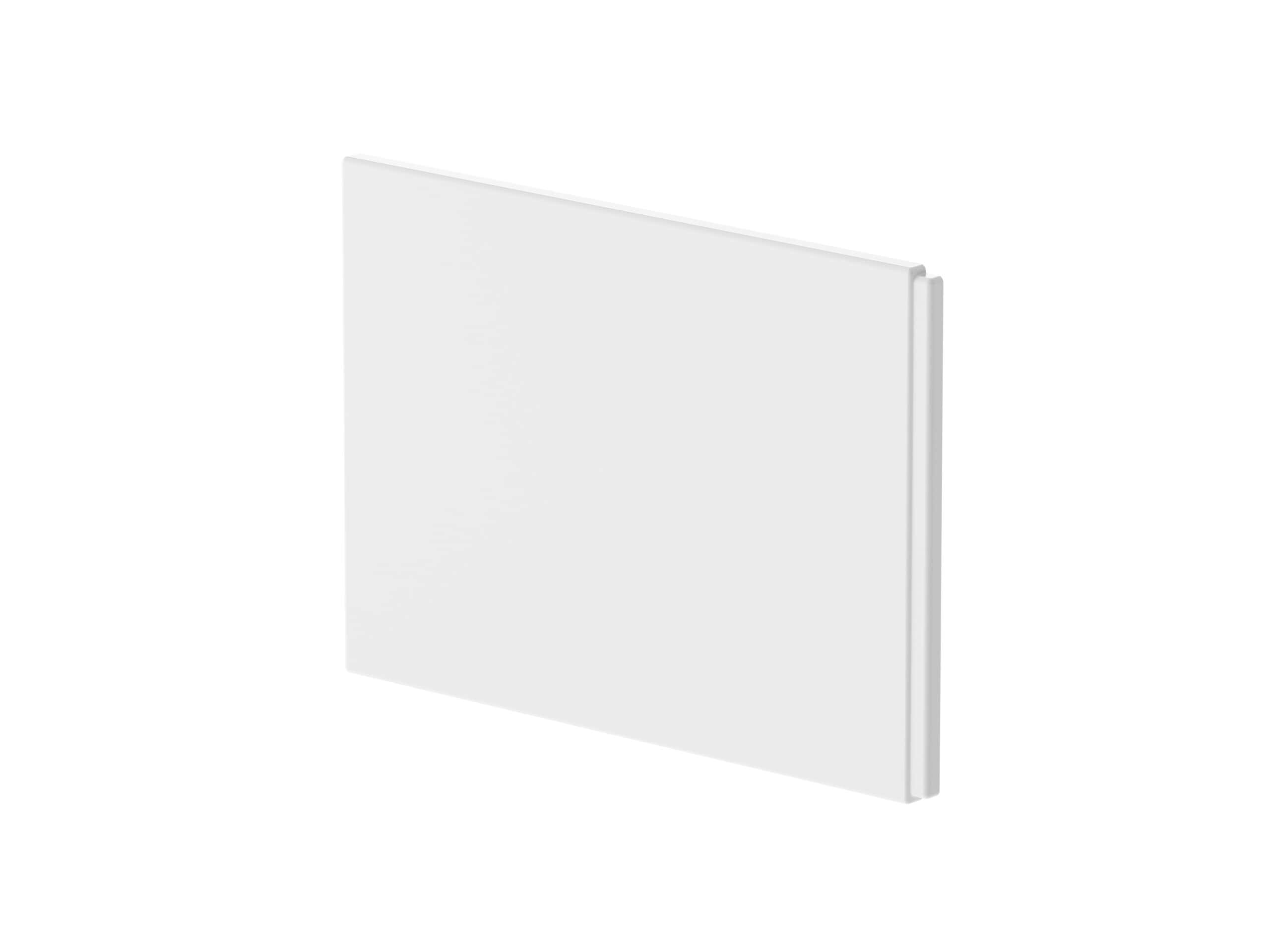 White bathroom panel for shower or bath enclosure, sleek and modern design, high-quality waterproof surface, ideal for bathroom refurbishment or upgrades. Perfect for creating a clean, minimalist look.