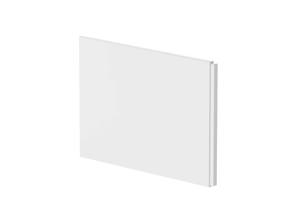 Nuie P Shaped Shower Bath End Panel - White